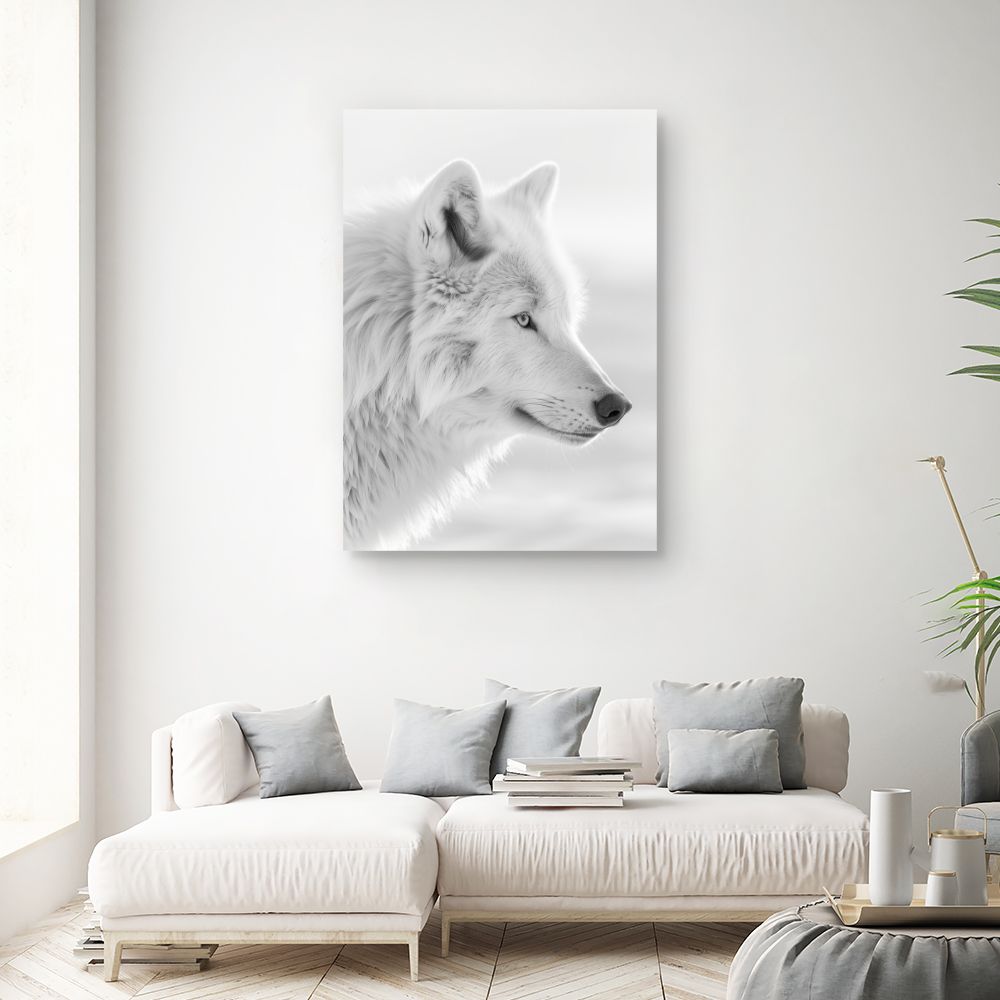 Tableau Loup majestueux