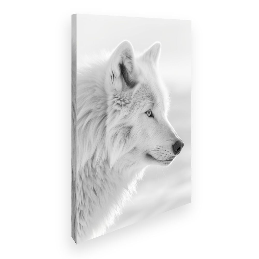 Toile Loup majestueux