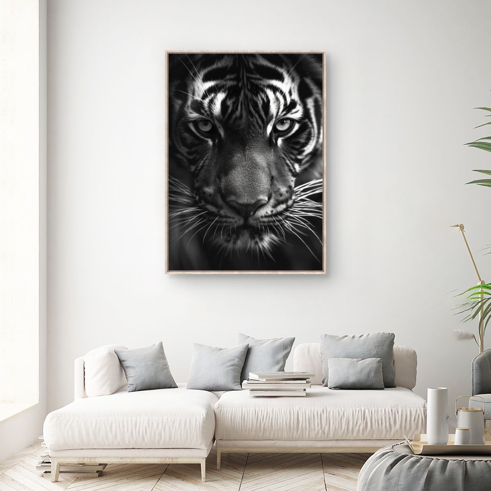 Tableau Regard intense tigre