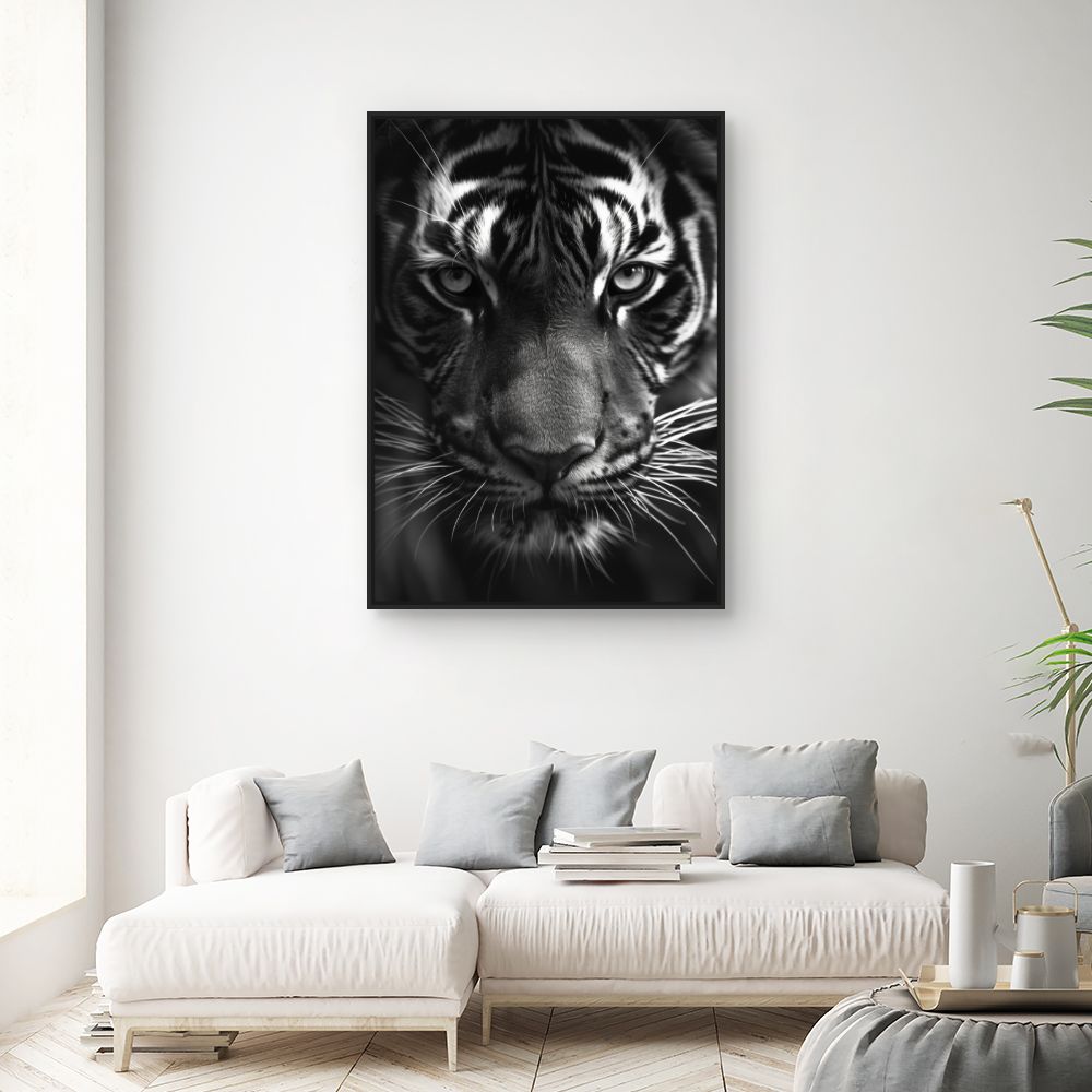 Tableau Regard intense tigre
