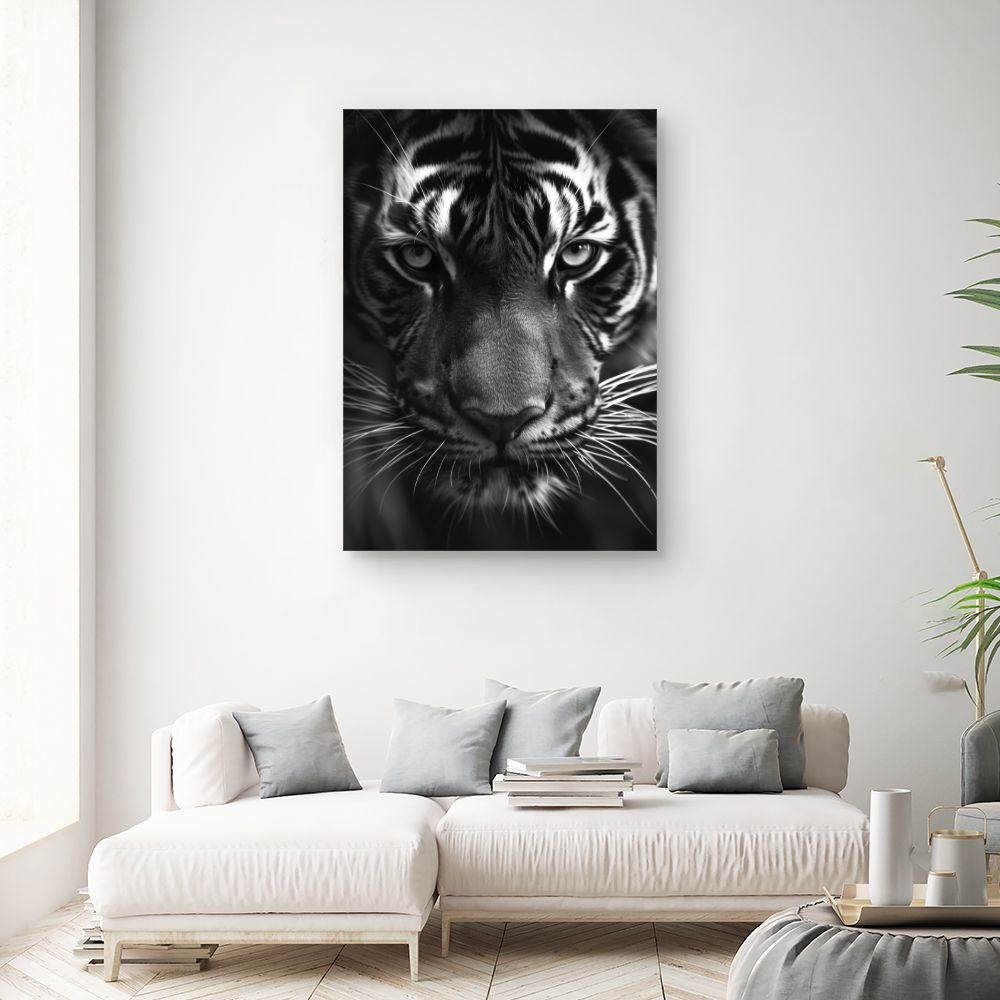 Tableau Regard intense tigre