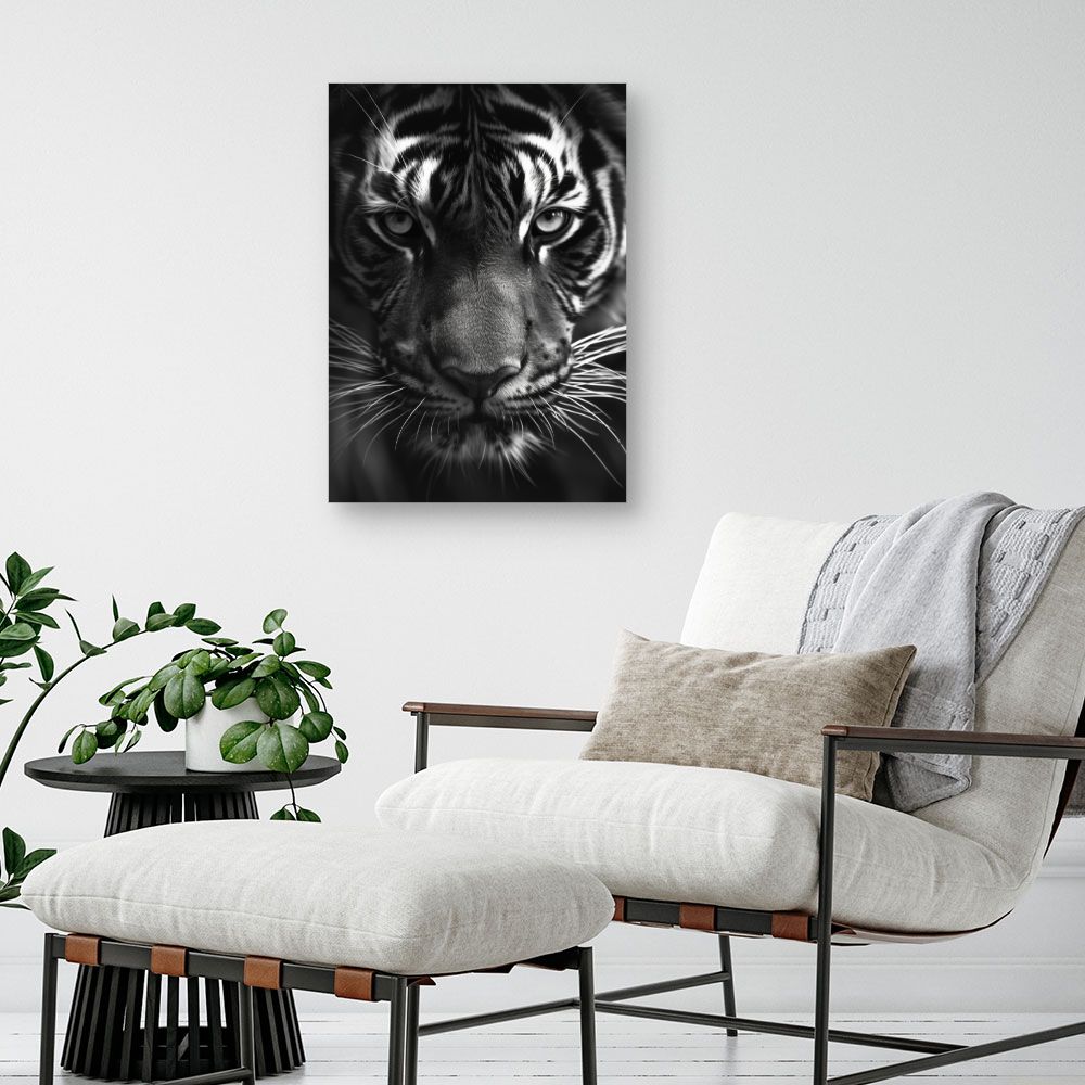 Tableau Regard intense tigre