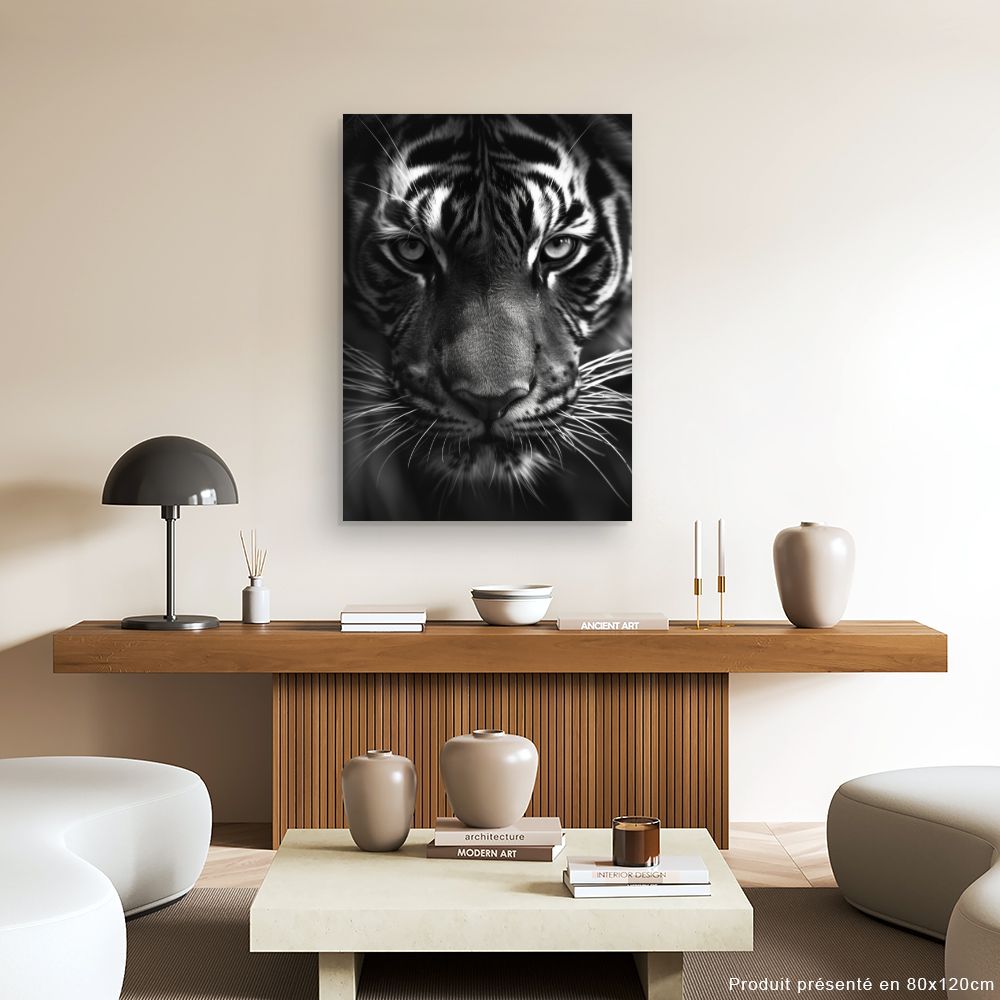 Tableau Regard intense tigre