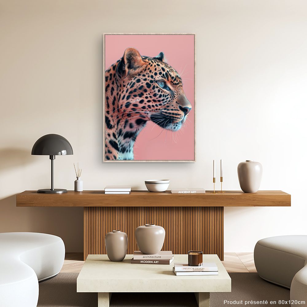 Tableau Majestueux léopard