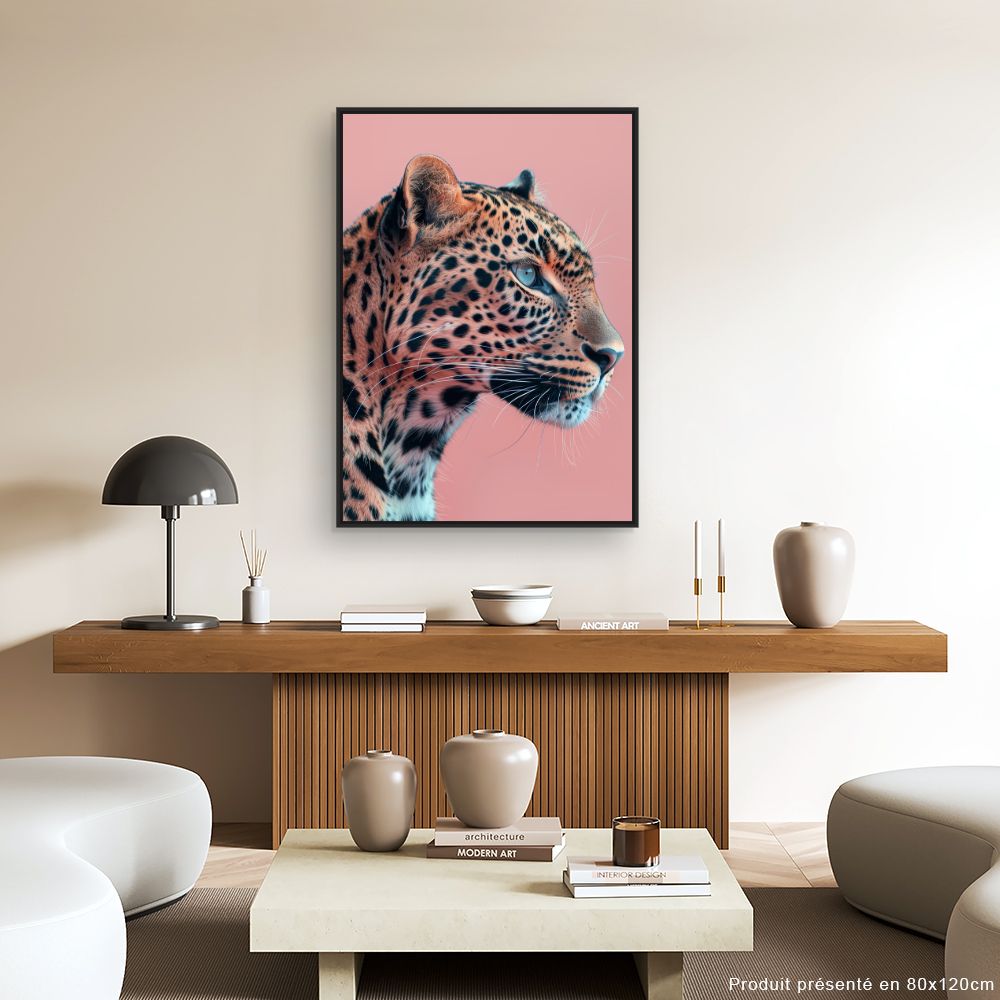 Tableau Majestueux léopard