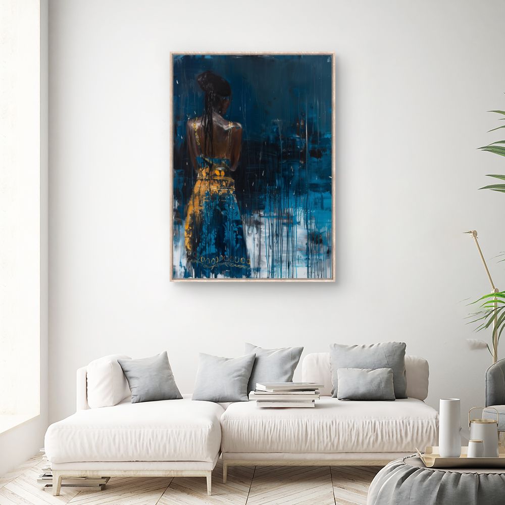 Tableau Femme élégante de dos