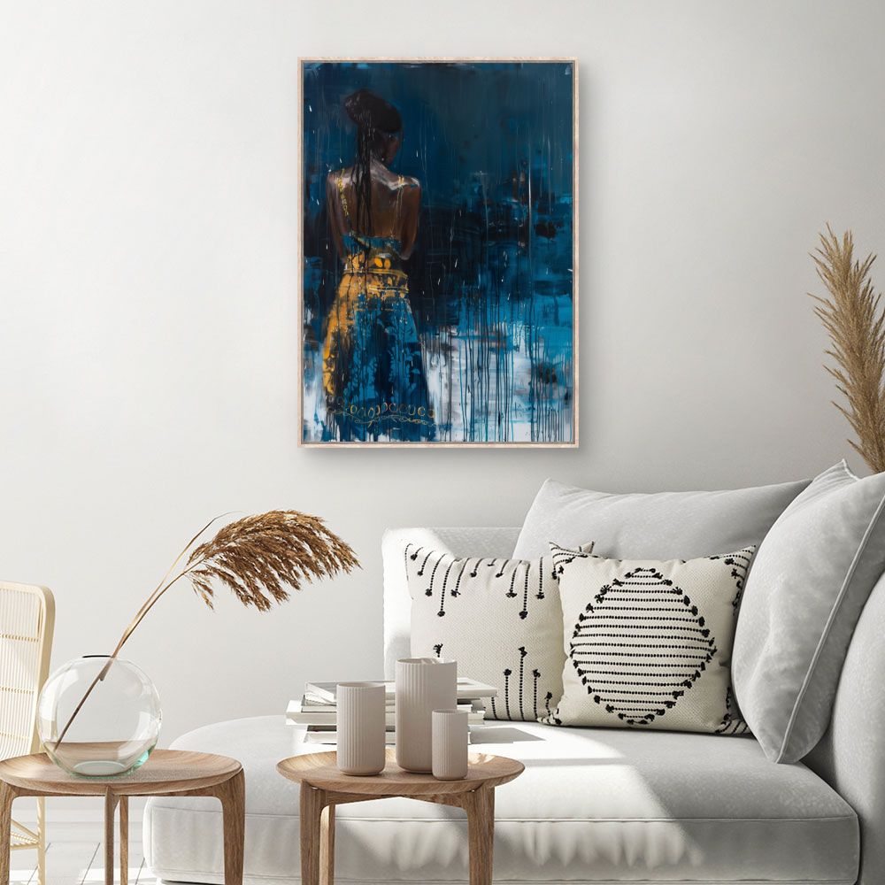 Tableau Femme élégante de dos