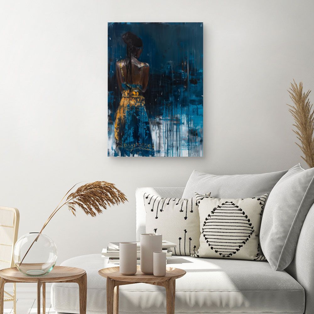 Tableau Femme élégante de dos