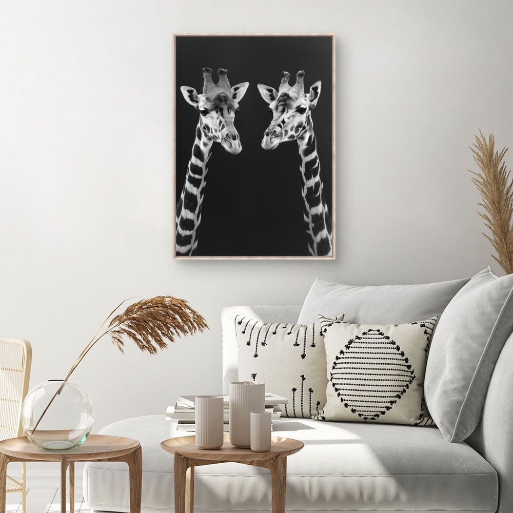 Tableau Girafes élégantes