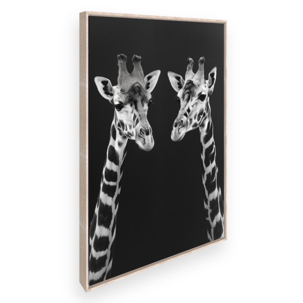 Toile Girafes élégantes
