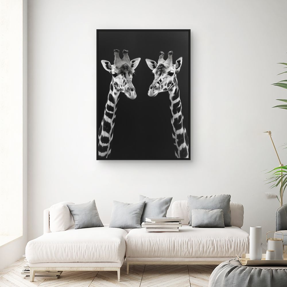 Tableau Girafes élégantes