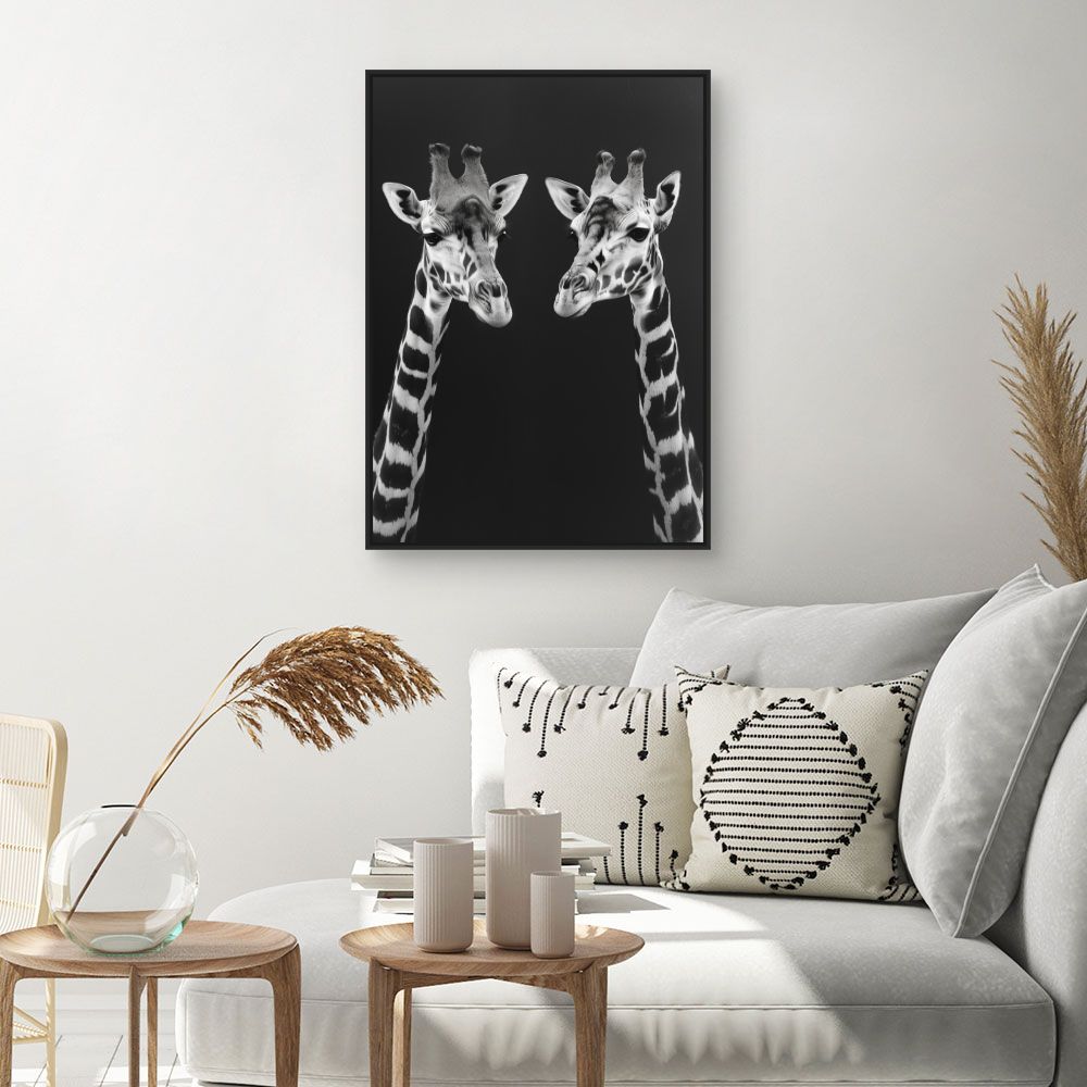 Tableau Girafes élégantes