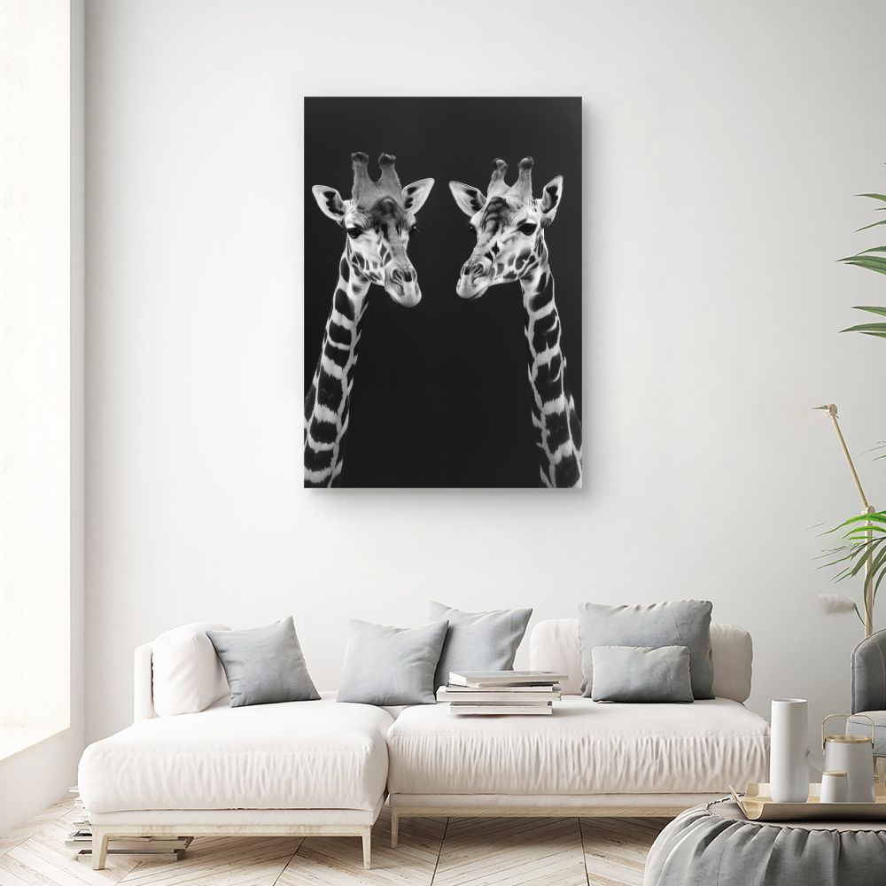 Tableau Girafes élégantes