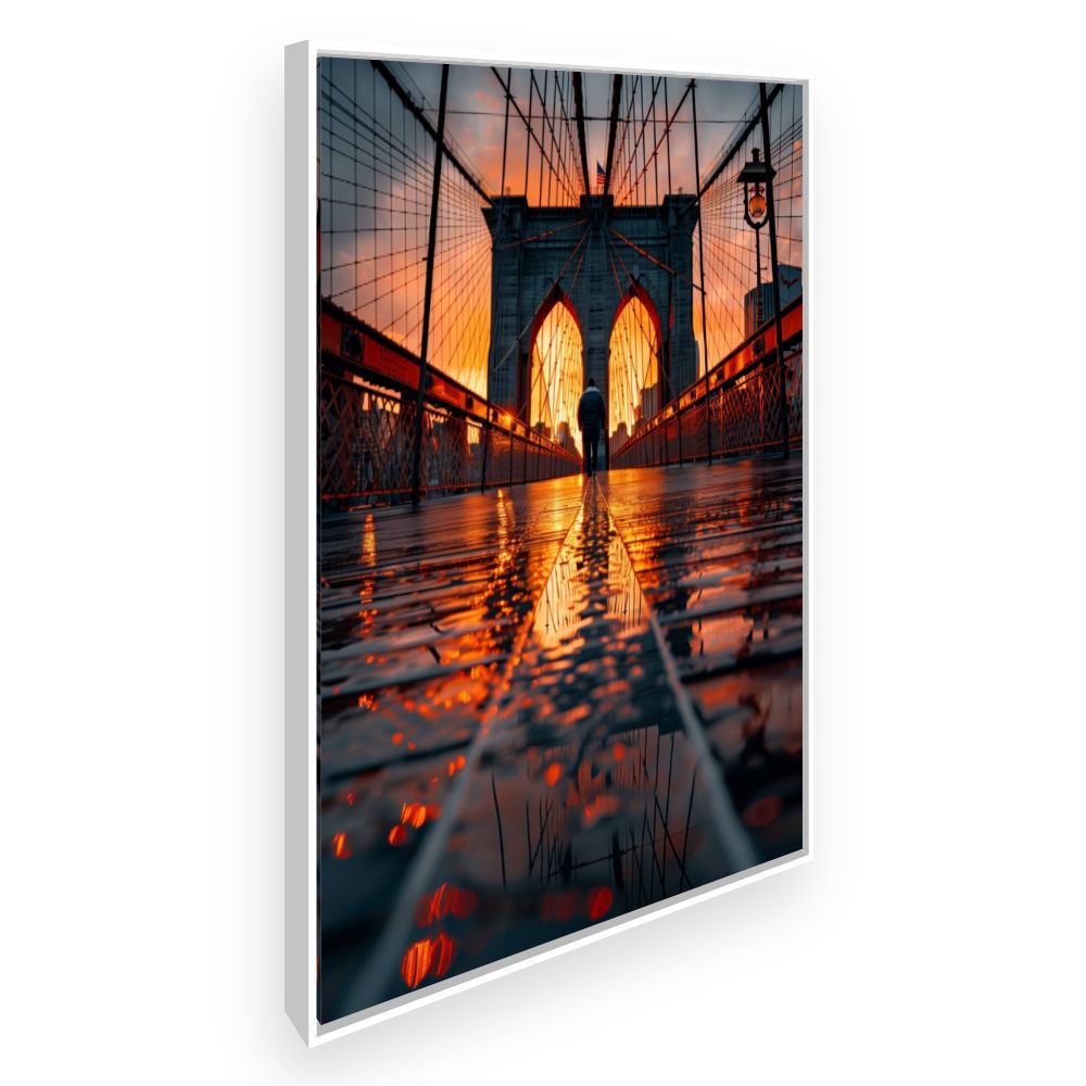 Toile Coucher de soleil urbain