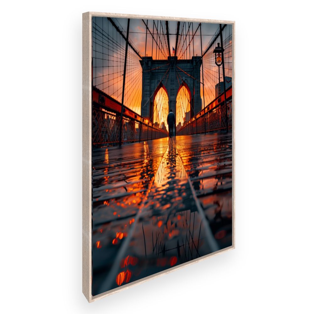 Toile Coucher de soleil urbain