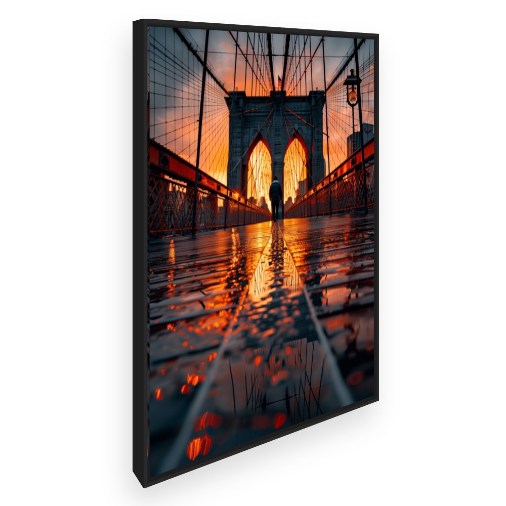 Toile Coucher de soleil urbain