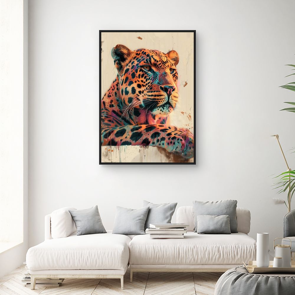 Toile "Portrait majestueux"