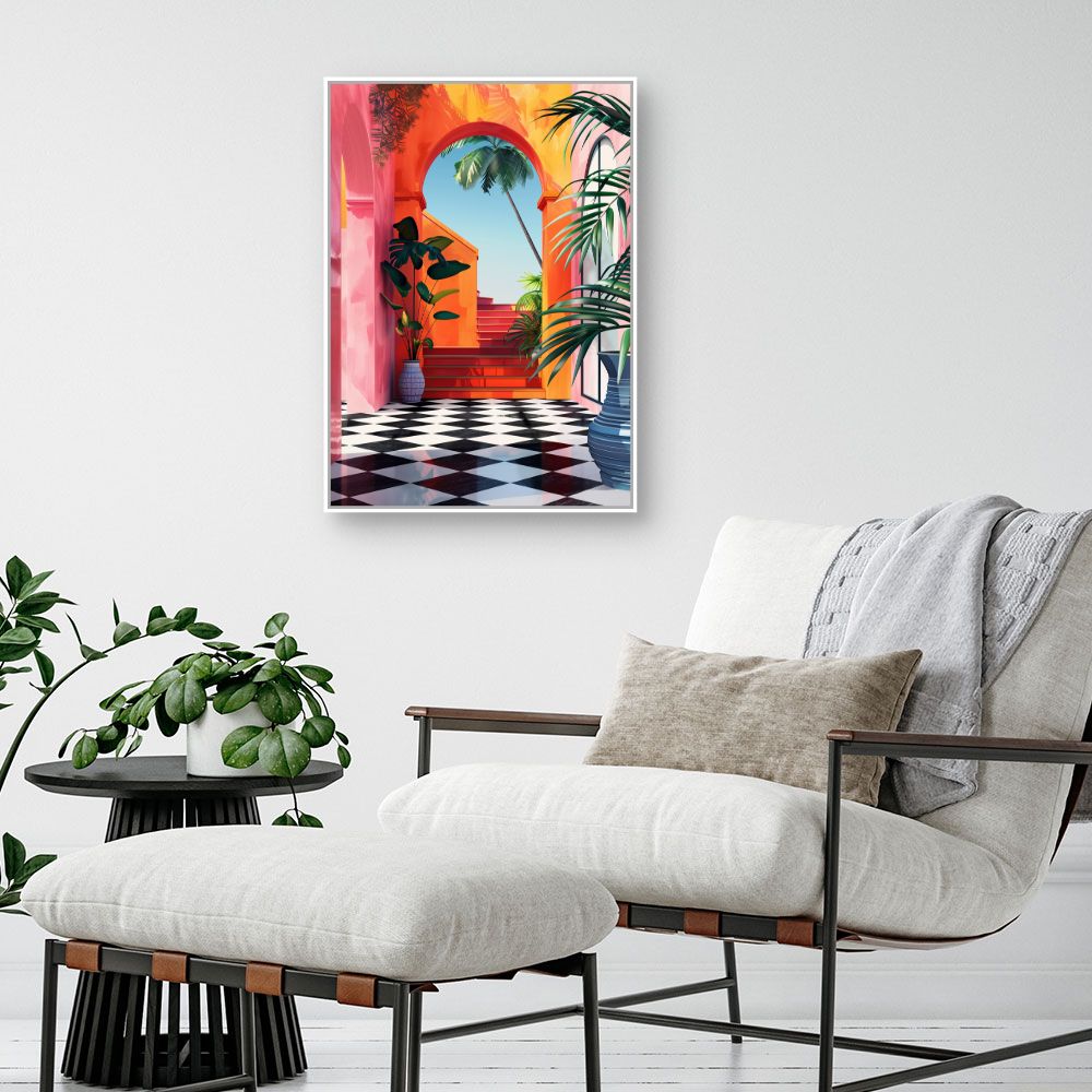 Toile "Évasion tropicale"