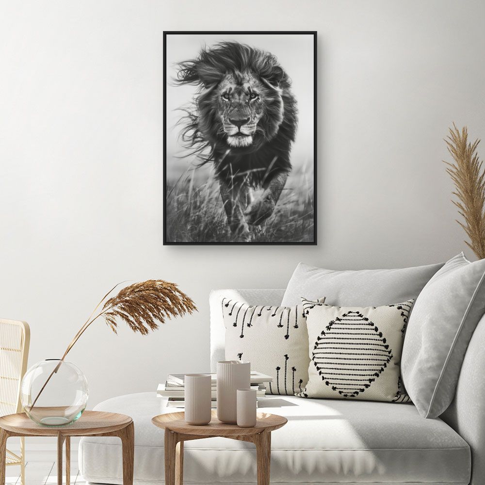 Toile "Lion majestueux"