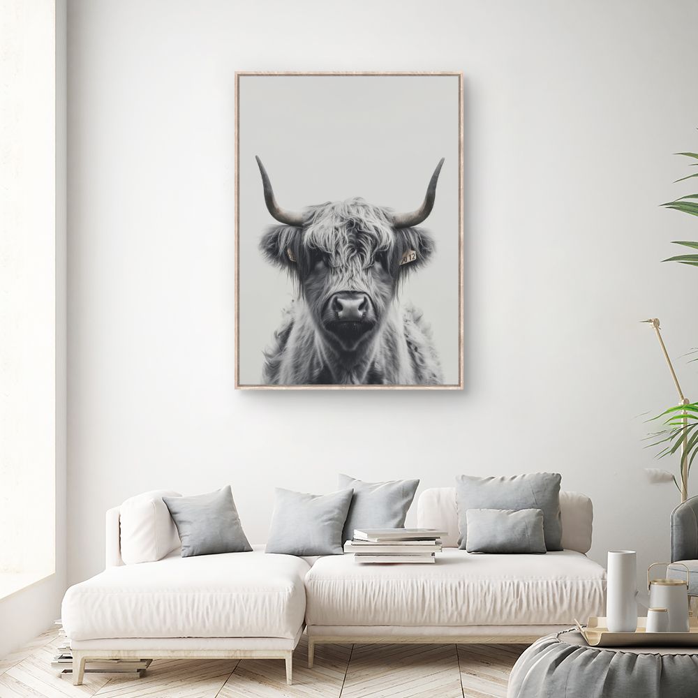 Toile "Bovin majestueux"