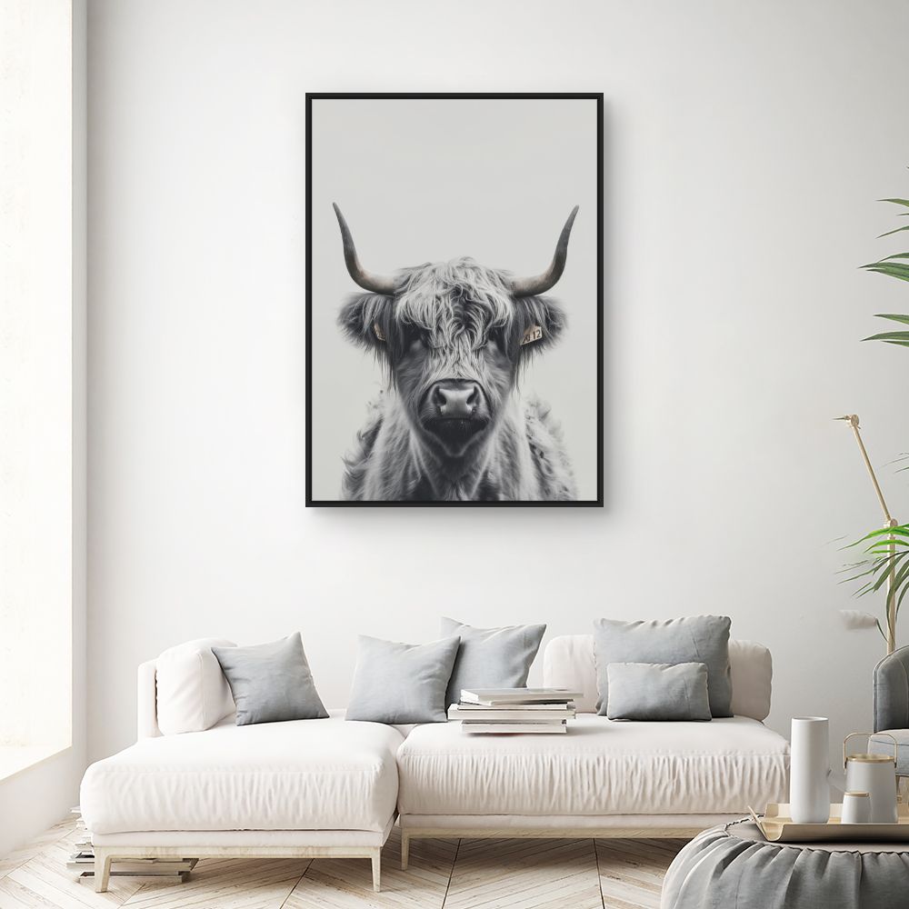 Toile "Bovin majestueux"