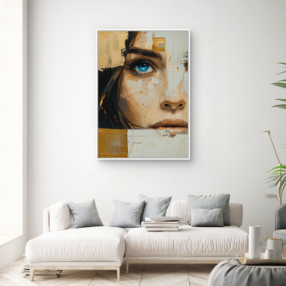 Schilderij "Betoverende blik"