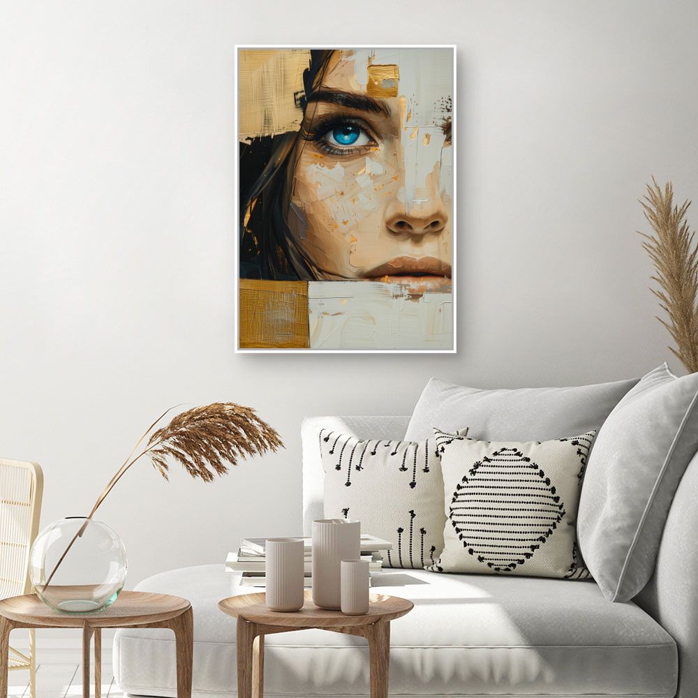 Schilderij "Betoverende blik"