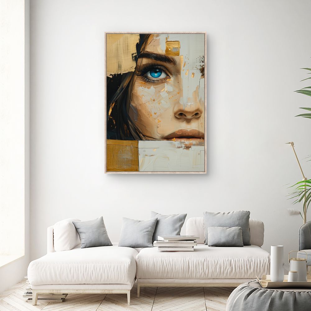 Schilderij "Betoverende blik"