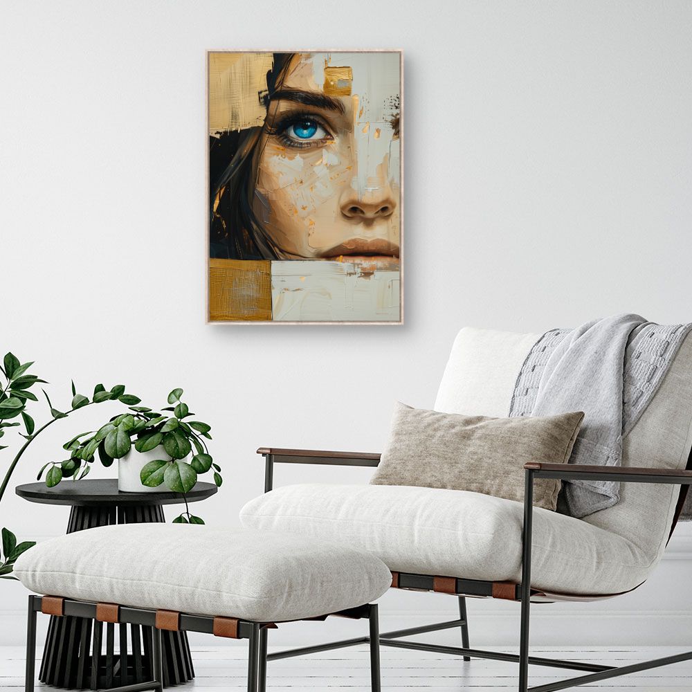 Schilderij "Betoverende blik"