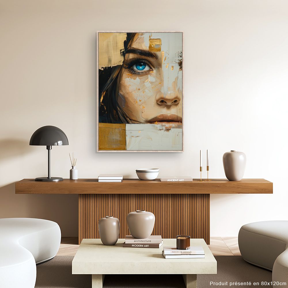 Schilderij "Betoverende blik"