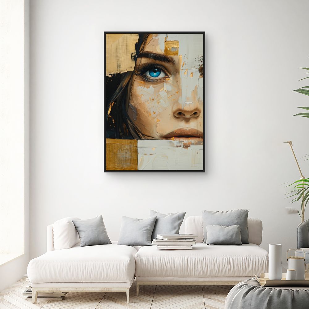 Schilderij "Betoverende blik"