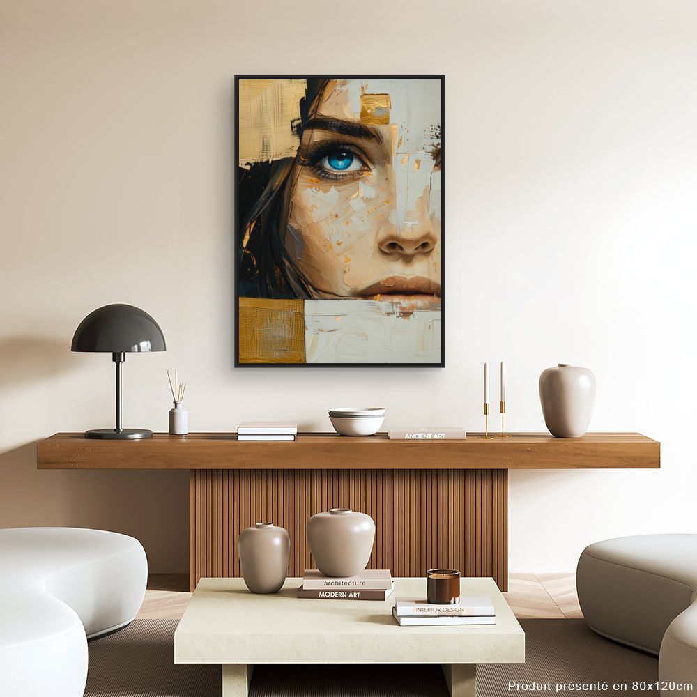 Schilderij "Betoverende blik"