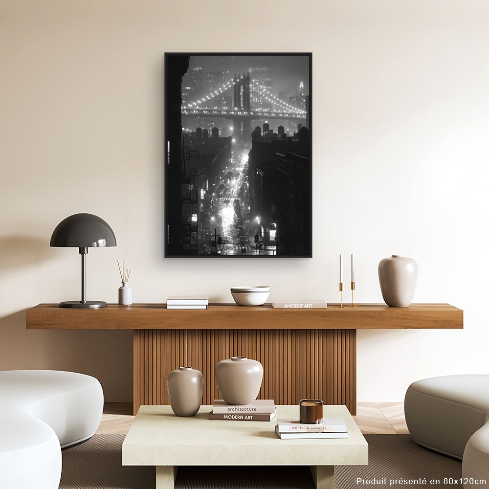 Schilderij "Mystieke lichtbrug"