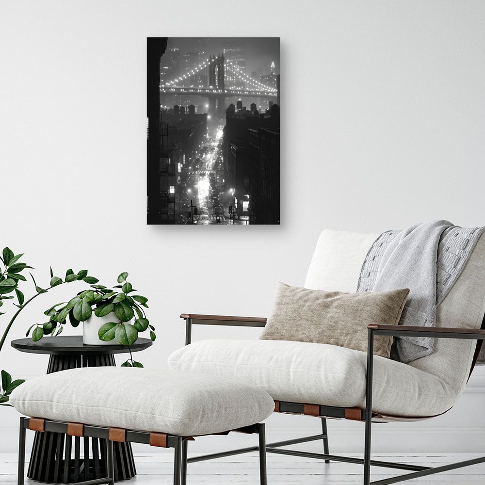 Schilderij "Mystieke lichtbrug"