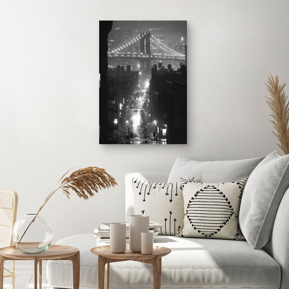 Schilderij "Mystieke lichtbrug"