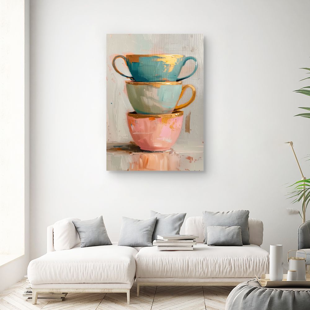 Schilderij "Elegante Stapel"