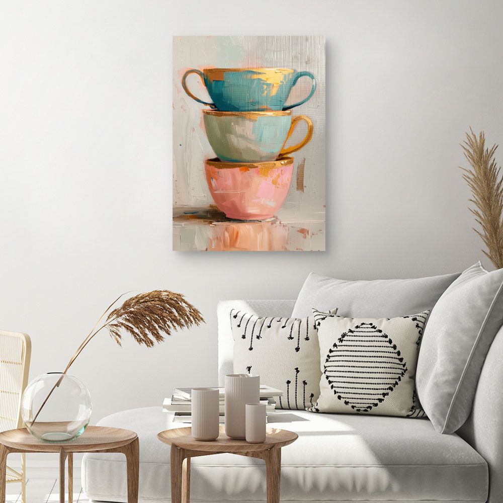 Schilderij "Elegante Stapel"