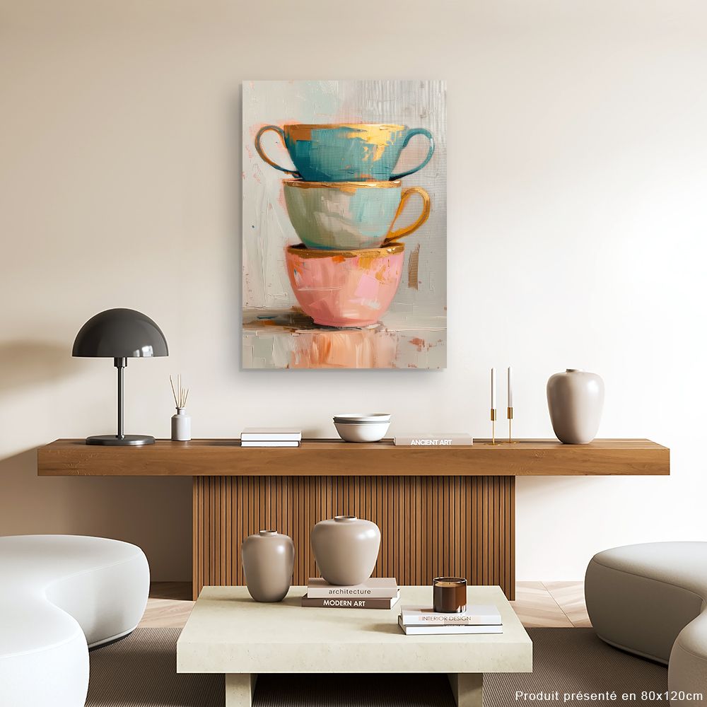 Schilderij "Elegante Stapel"