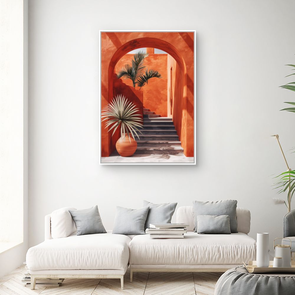 Toile "Escalier exotique"