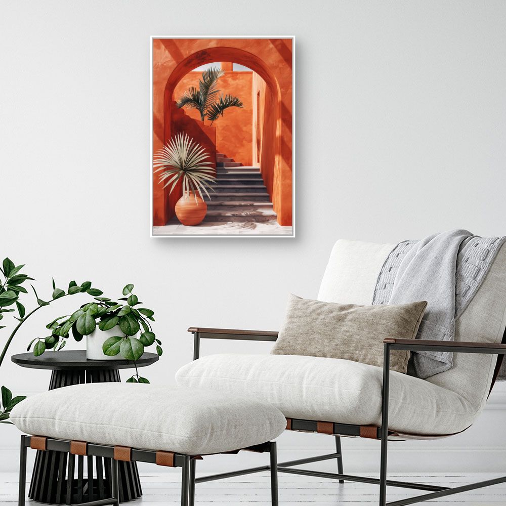 Toile "Escalier exotique"