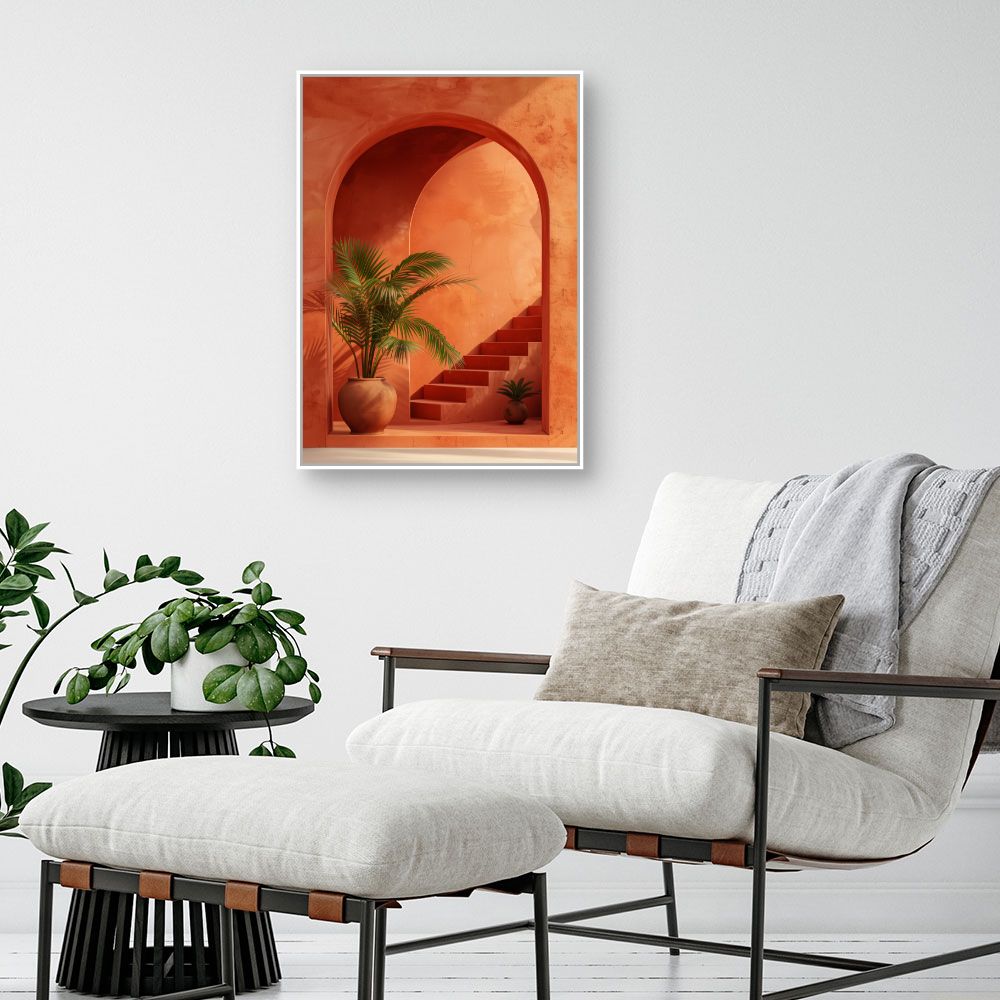 Toile "Escalier exotique"