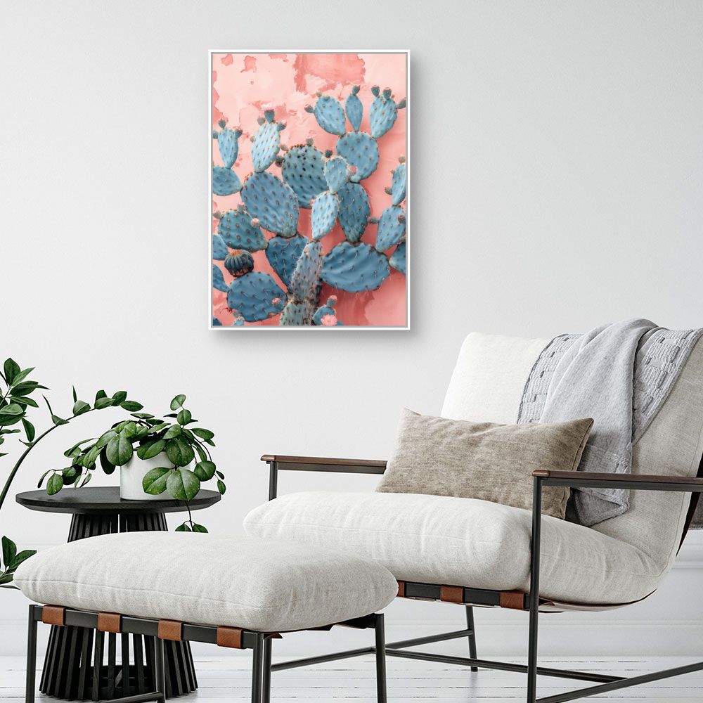 Toile "Cactus pastel"