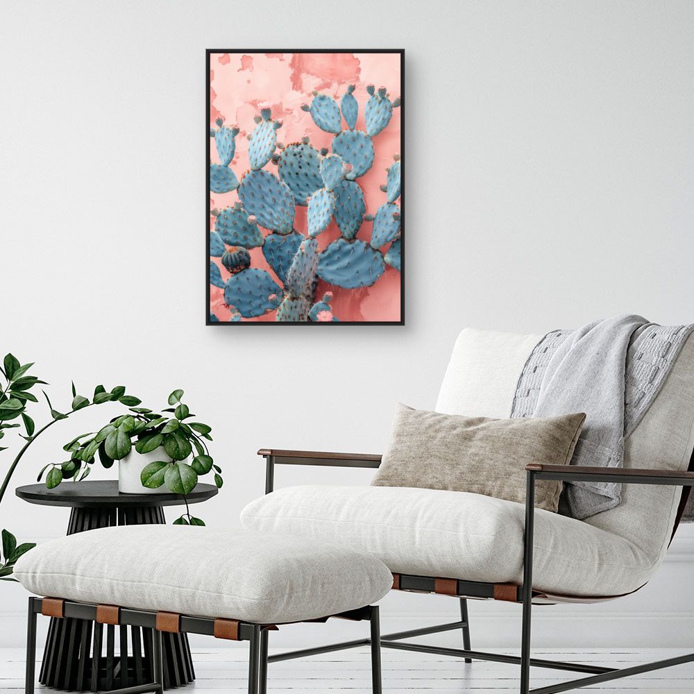 Toile "Cactus pastel"
