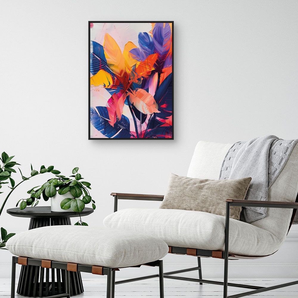 Toile "Explosion tropicale"