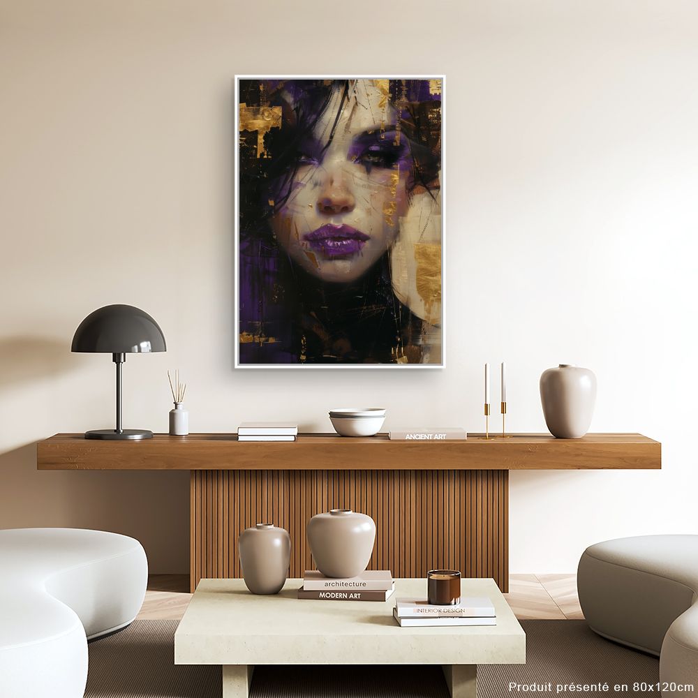 Toile "Portrait mystérieux"