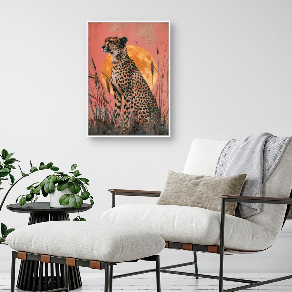 Toile "Cheetah majestueux"