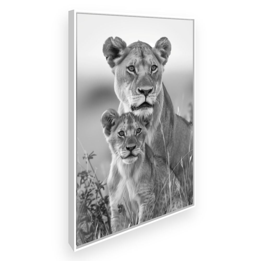 Toile Regard protecteur – toile cadre blanc (slide 2)