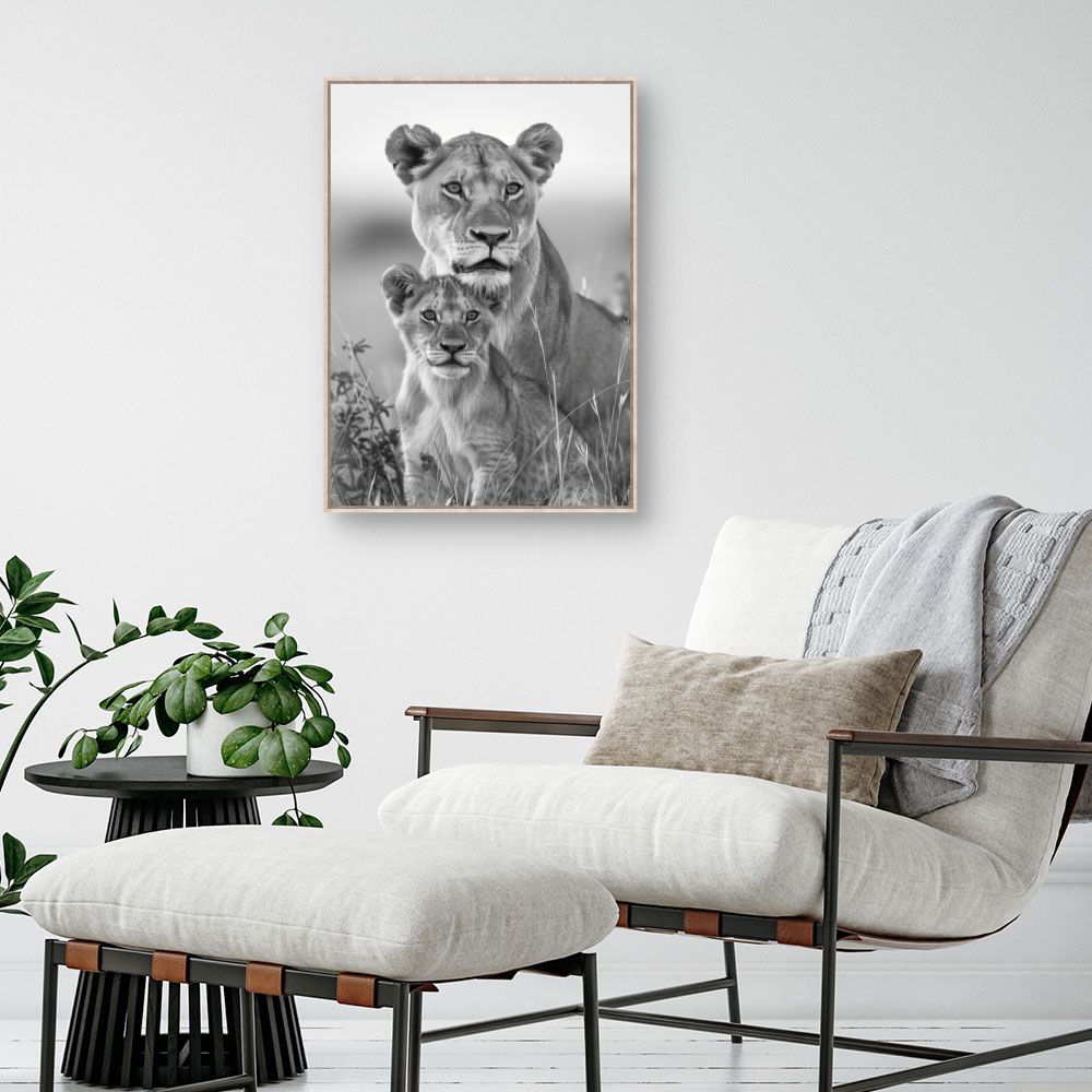 Toile "Regard protecteur"