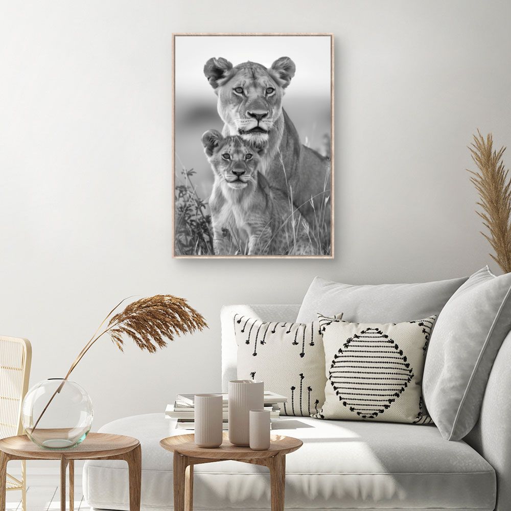 Toile Regard protecteur – toile cadre naturel (slide 1, 60×90)