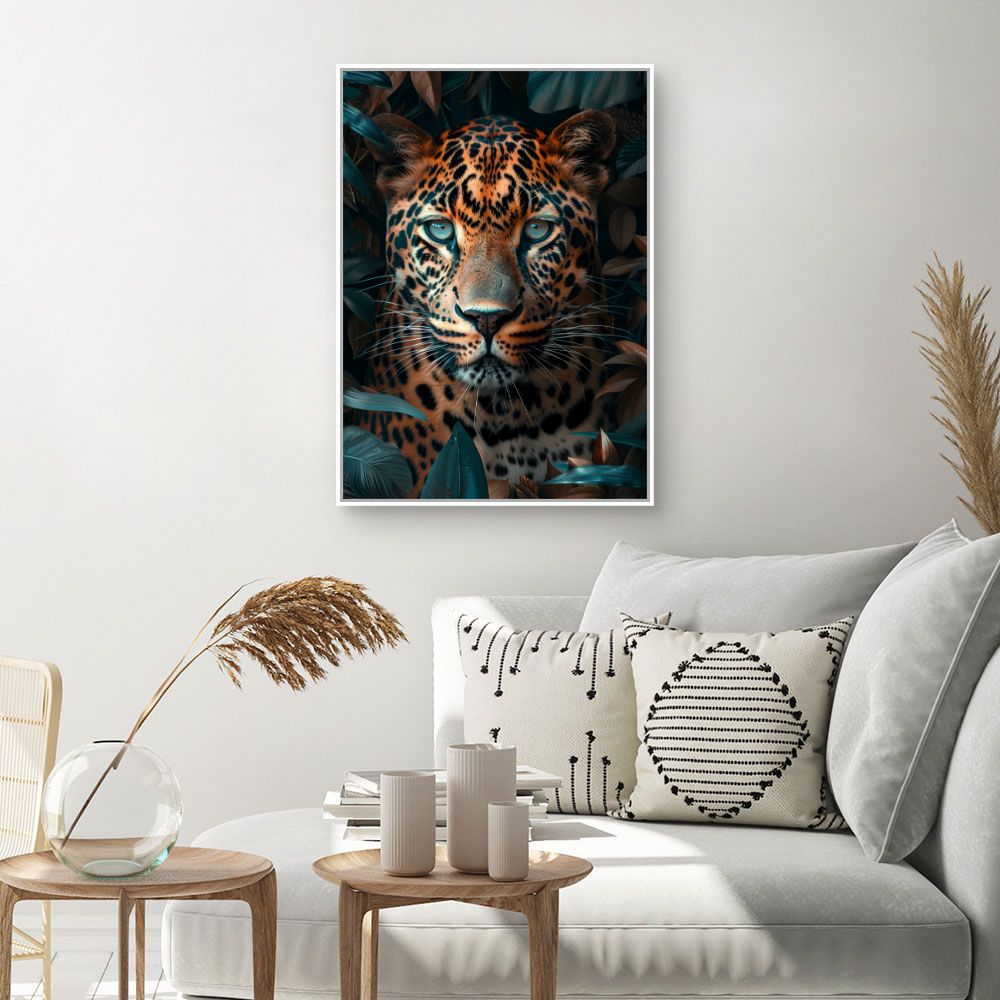 Toile "Lionne et lionceau"